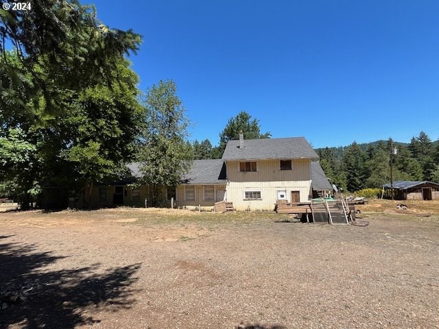 view of back of property