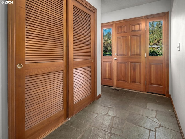 foyer featuring plenty of natural light