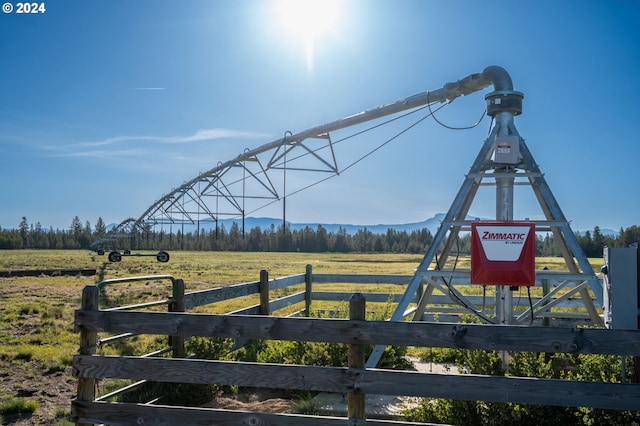 view of water feature featuring a rural view