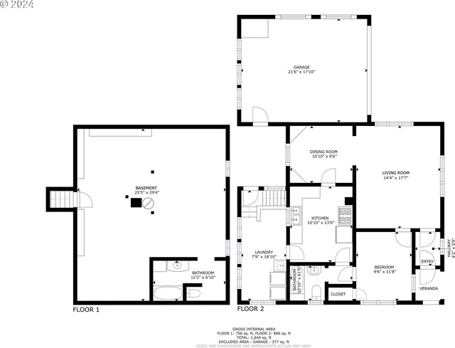 616 Park Ave, Tillamook, OR 97141 - floor plan