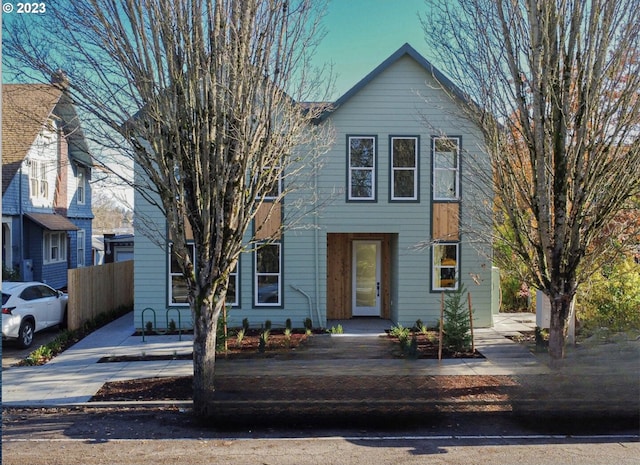 view of front of home