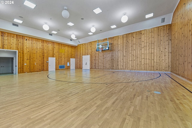 view of basketball court