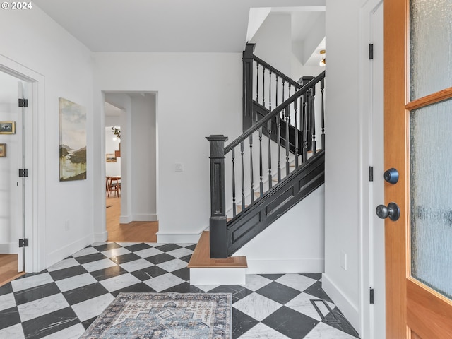 view of entrance foyer