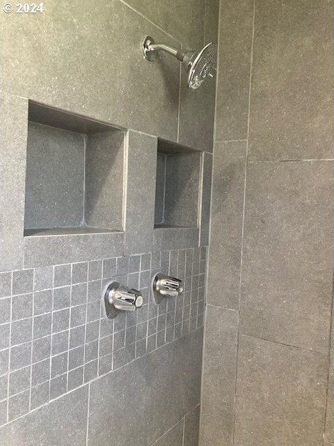 details featuring tiled shower