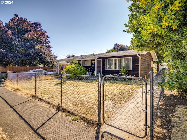 view of ranch-style home