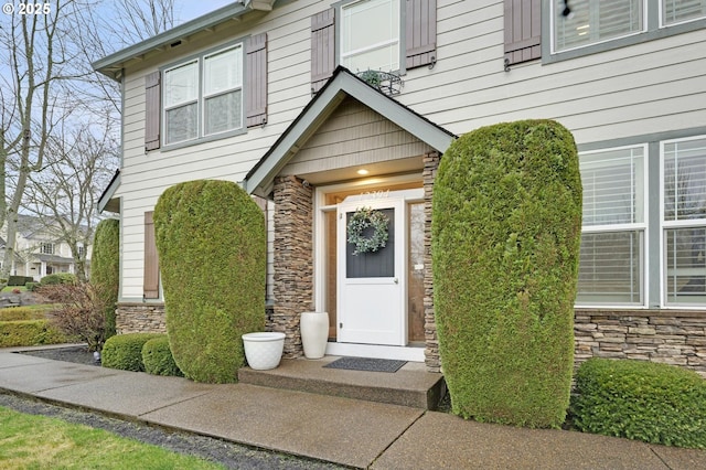 view of entrance to property