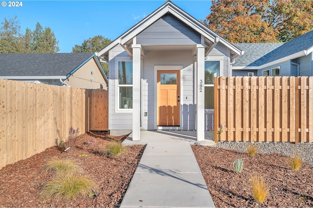 view of entrance to property