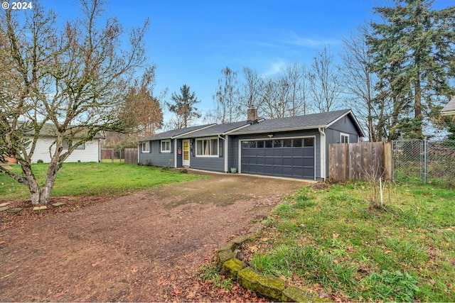 4711 Siesta Ct NE, Salem, OR 97305 - ranch-style home featuring a front yard and a garage