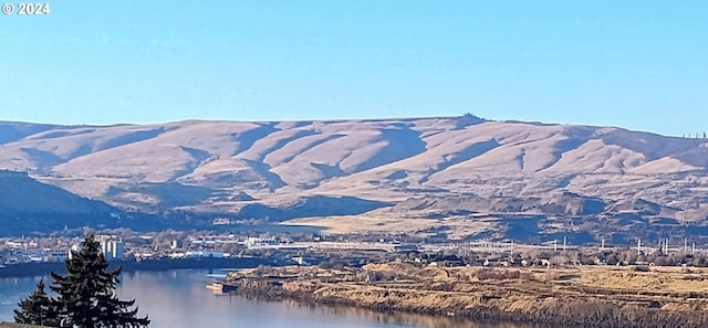 property view of mountains with a water view