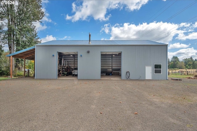 view of outbuilding