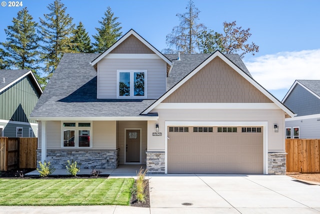 craftsman-style house featuring a porch