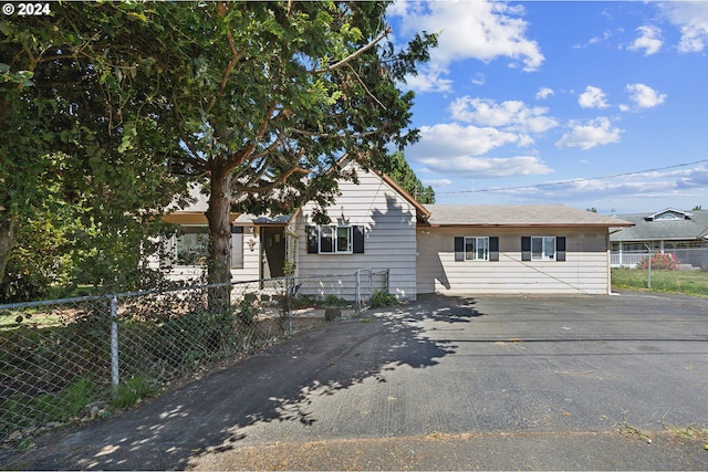 view of ranch-style home