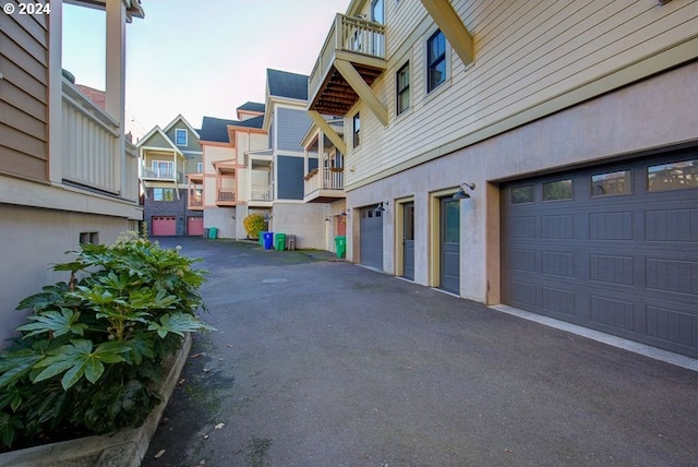 view of street with a residential view