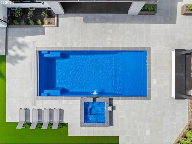 view of pool