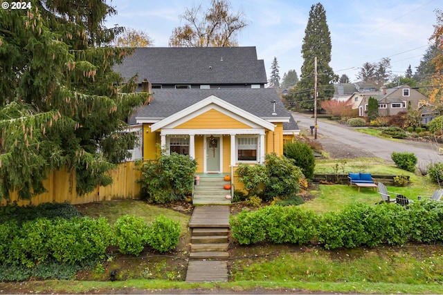 view of bungalow-style house