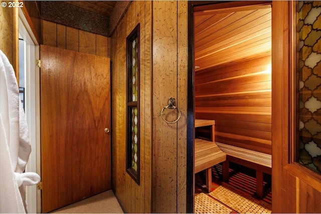 view of sauna / steam room