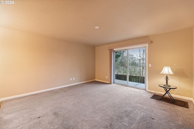 unfurnished room with carpet