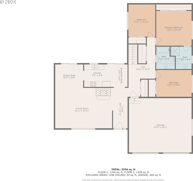 13525 SW Fircrest Ct, Beaverton, OR 97008 - property floor plan