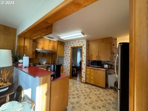 kitchen with stainless steel appliances