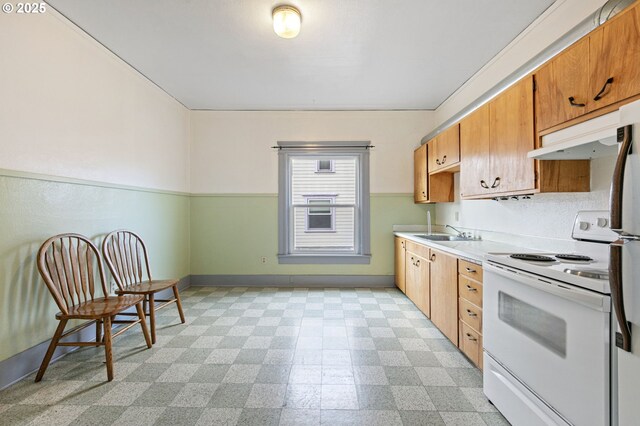 full bathroom featuring vanity, toilet, and plus walk in shower