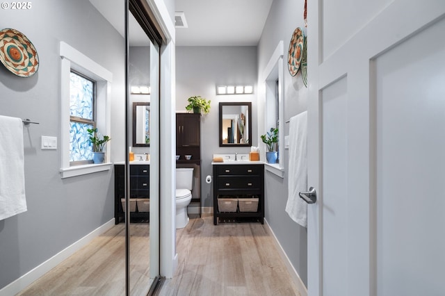 215 NE 30th Ave, Portland, OR 97232 - bathroom with wood finished floors and vanity