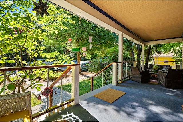 215 NE 30th Ave, Portland, OR 97232 - wooden terrace with an outdoor living space