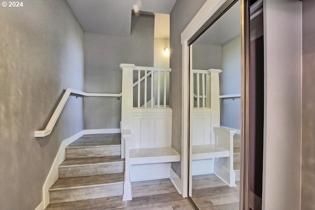 215 NE 30th Ave, Portland, OR 97232 - stairway with wood finished floors