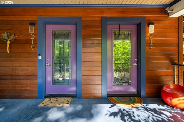 215 NE 30th Ave, Portland, OR 97232 - doorway to property featuring a surveillance system