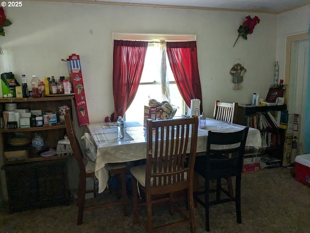 view of dining space