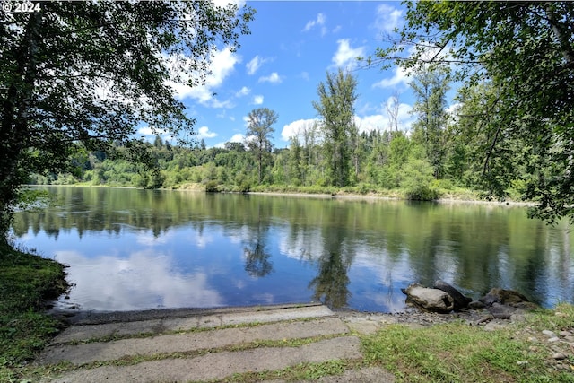 property view of water