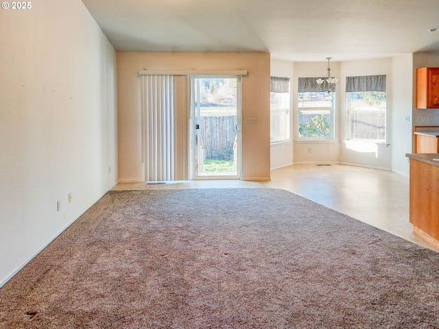 view of unfurnished living room