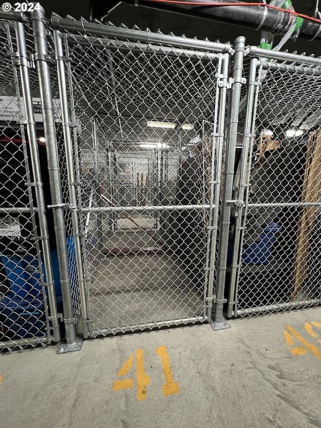 view of storage area