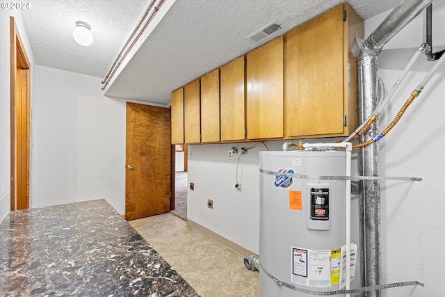 interior space featuring strapped water heater