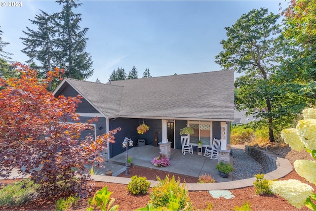 exterior space with a patio