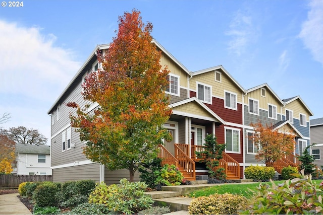 view of front of home