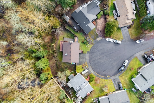 drone / aerial view featuring a residential view