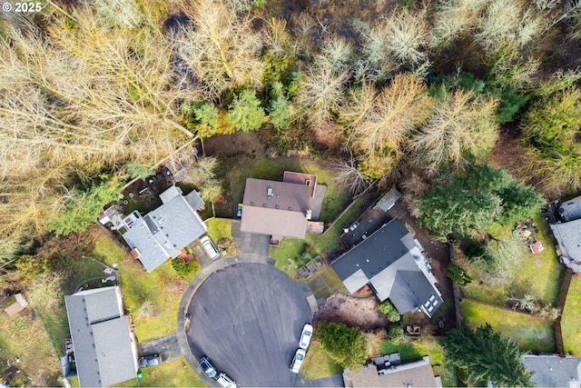 bird's eye view featuring a residential view