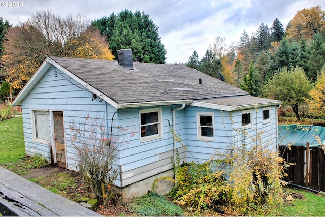 view of home's exterior