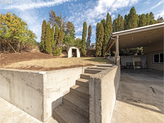 view of staircase