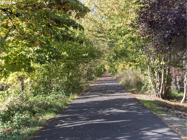 view of road