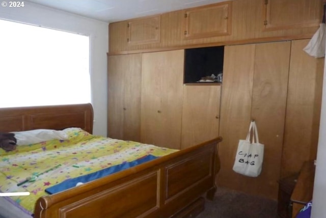 bedroom with a closet