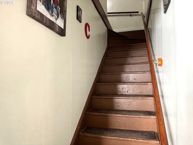 view of stairs