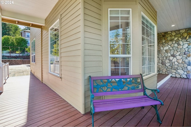 view of deck