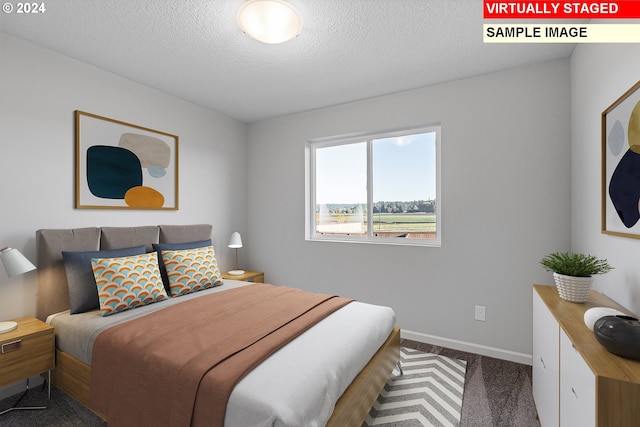 11383 NW 314th Ave, North Plains, OR 97133 - bedroom with carpet flooring and a textured ceiling