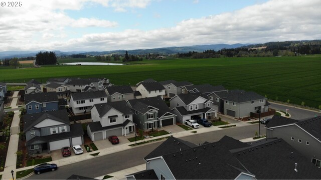 11383 NW 314th Ave, North Plains, OR 97133 - aerial view of residential area with a mountainous background