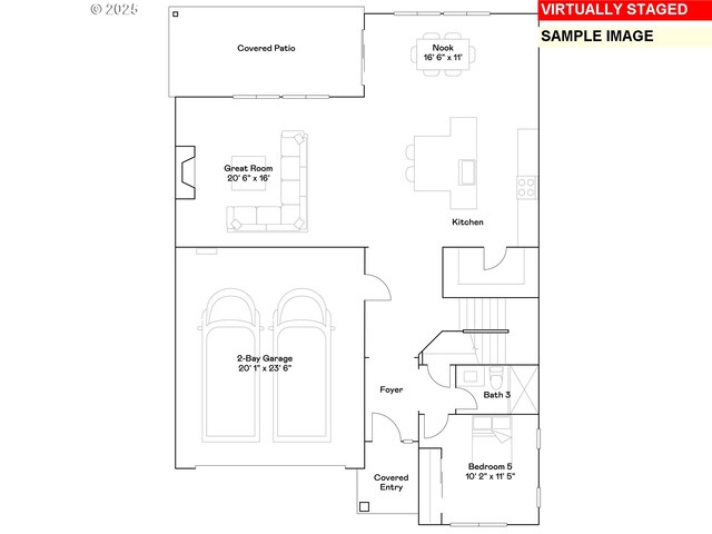 11383 NW 314th Ave, North Plains, OR 97133 - view of floor plan / room layout