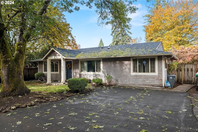 view of ranch-style home