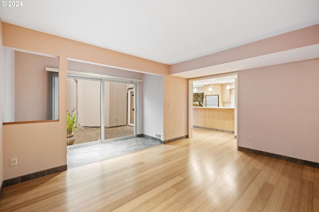 549 N Tomahawk Island Dr # 1, Portland, OR 97217 - interior space with baseboards and wood finished floors