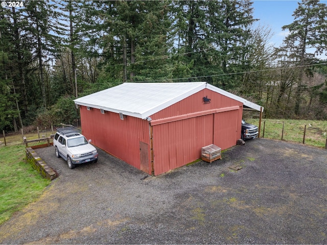 view of outbuilding