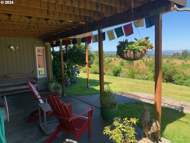 view of patio